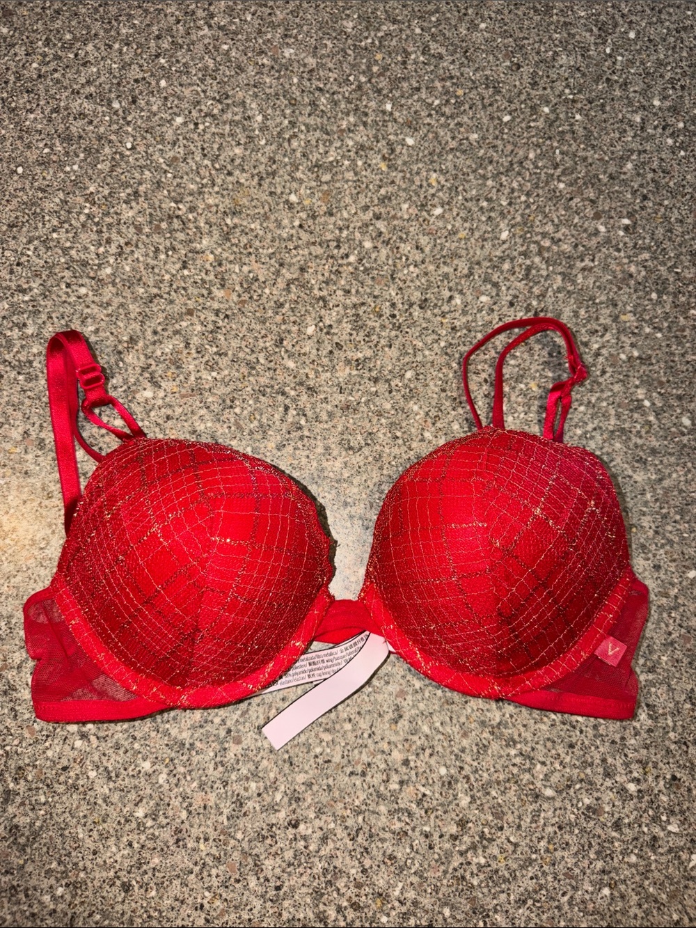 Victorias secret push up holiday bra